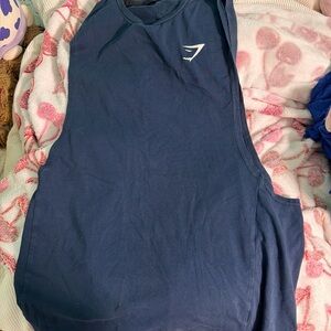 Gymshark Navy Sleeveless Tank